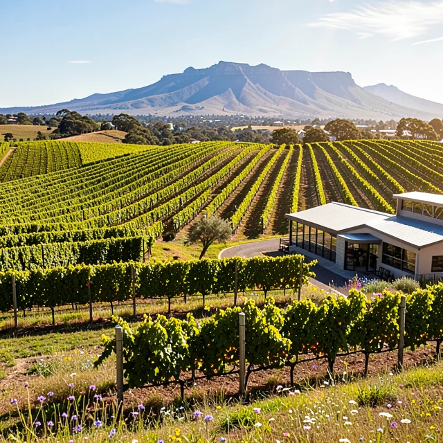 Vineyards in the Cape Winelands, South Africa