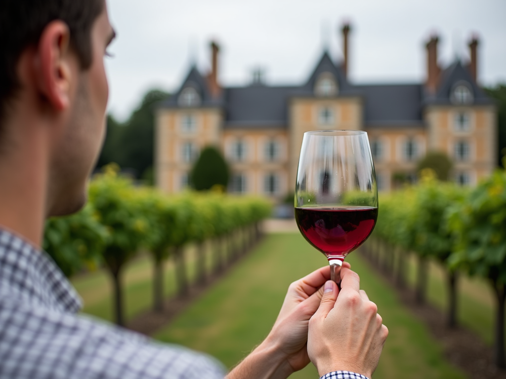 Wine tasting at Chateau St. Jean