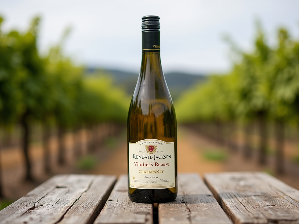 Jackson Family Wines bottle with vineyard background