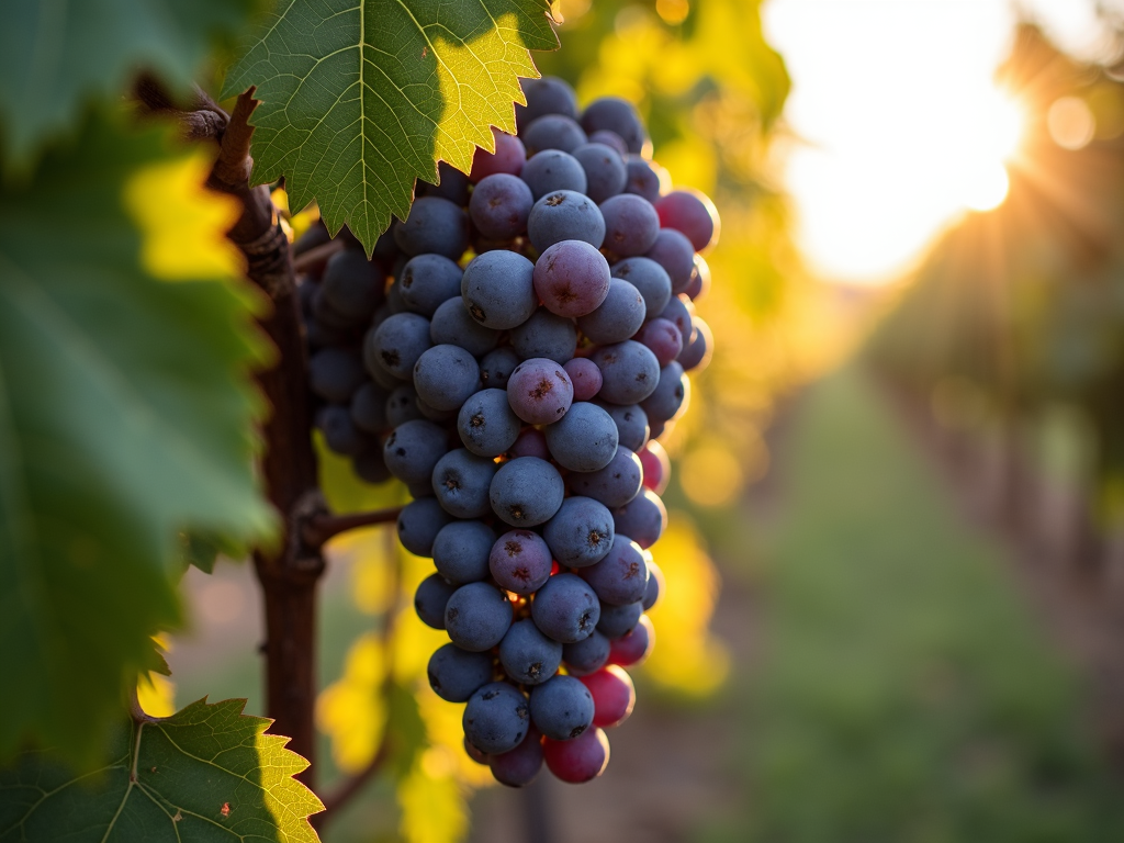 Cabernet Sauvignon grapes in Napa Valley