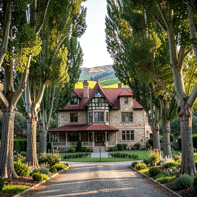 Historic Rhine House at Beringer Vineyards