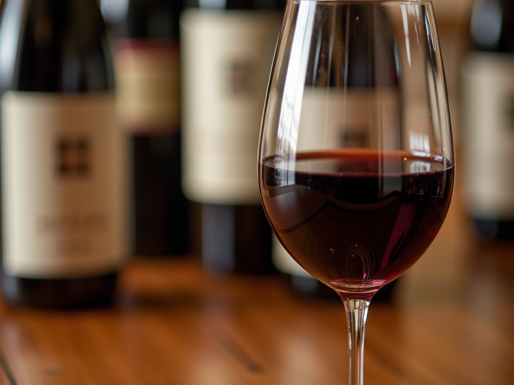 Glass of red wine from Jackson Family Wines