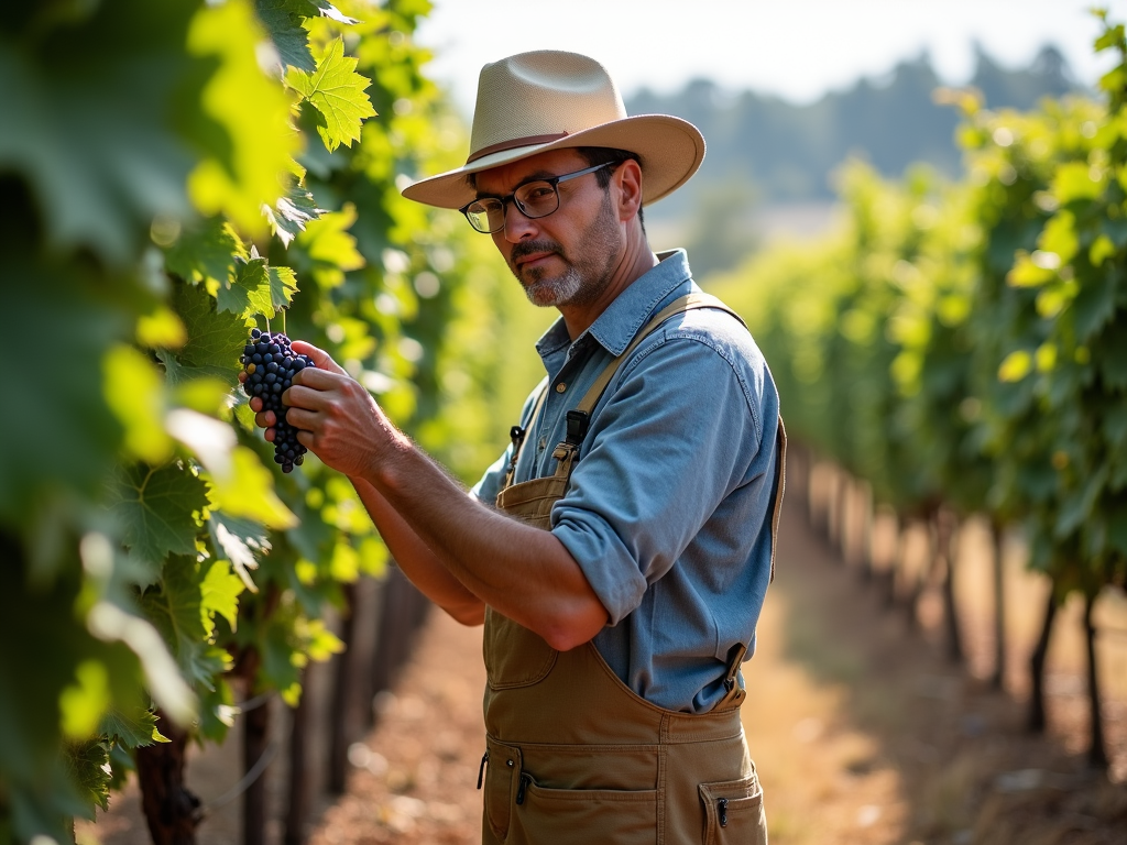 Winemaker in Napa Valley