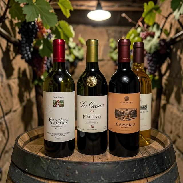 Selection of best wines from Jackson Family Wines
