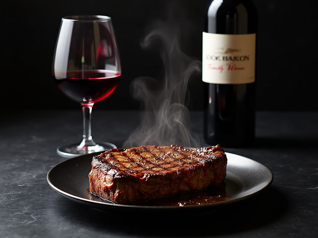 Steak with Jackson Family Wines Cabernet Sauvignon