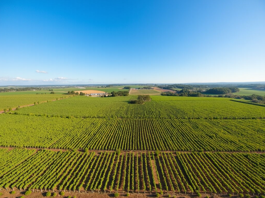 Aerial view of Jackson Family Wines vineyard