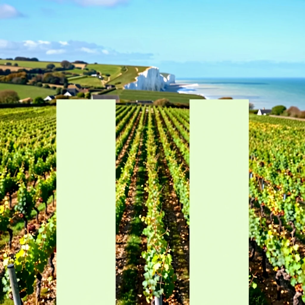 Vineyards in southern England, an emerging cool-climate region producing excellent sparkling wines