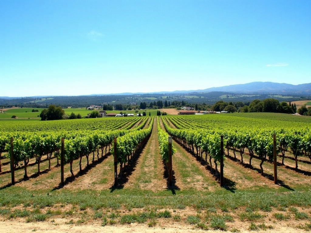 Beringer's picturesque vineyards in Napa Valley.