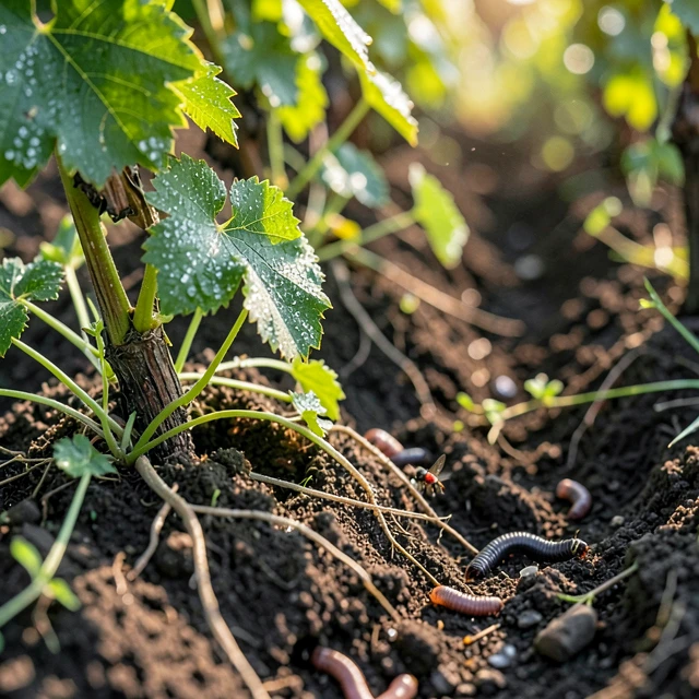 Regenerative farming soil health at a Jackson Family Wines vineyard