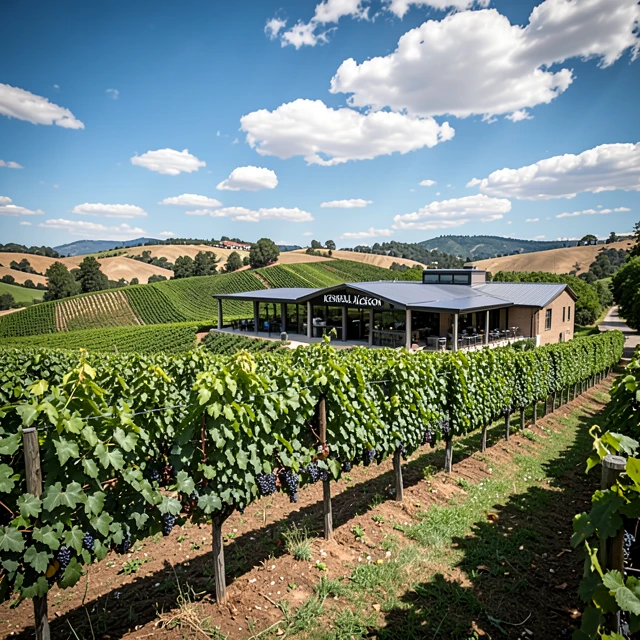 Kendall-Jackson winery and vineyards in California