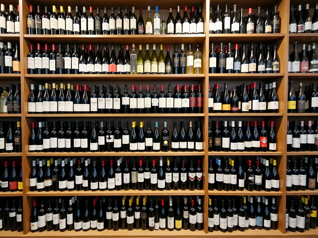 Wine shop with diverse selection
