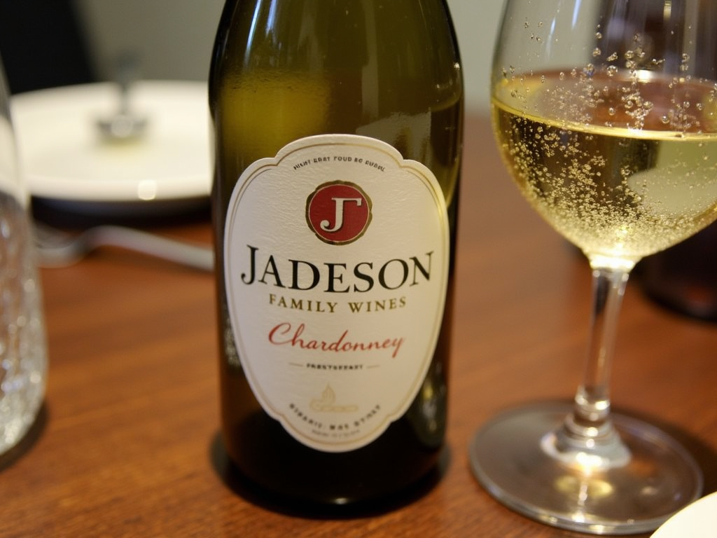 Bottle of Jackson Family Wines Chardonnay