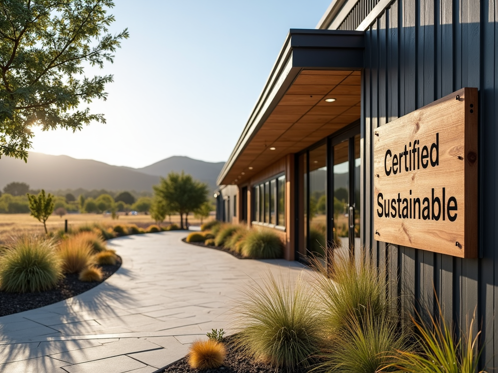 Jackson Family Wines winery with sustainability features