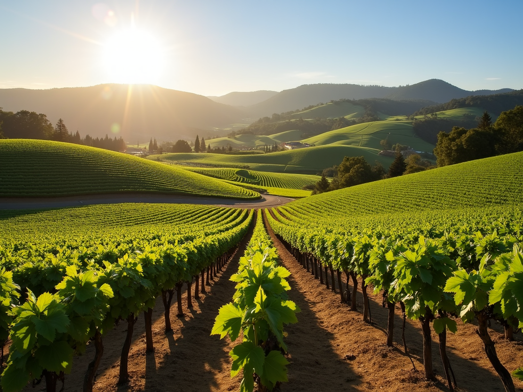 Vineyards at Jackson Family Wines in Sonoma County