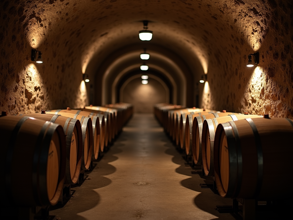 Wine barrels in Rioja