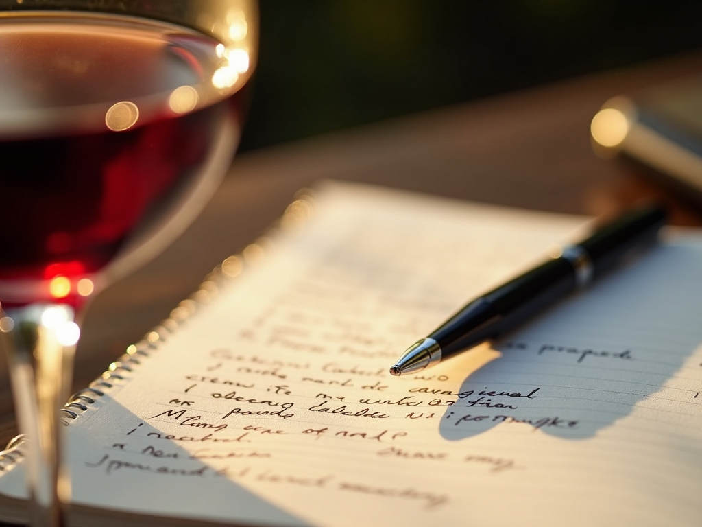 Wine Critic Reviewing Beringer Cabernet Sauvignon