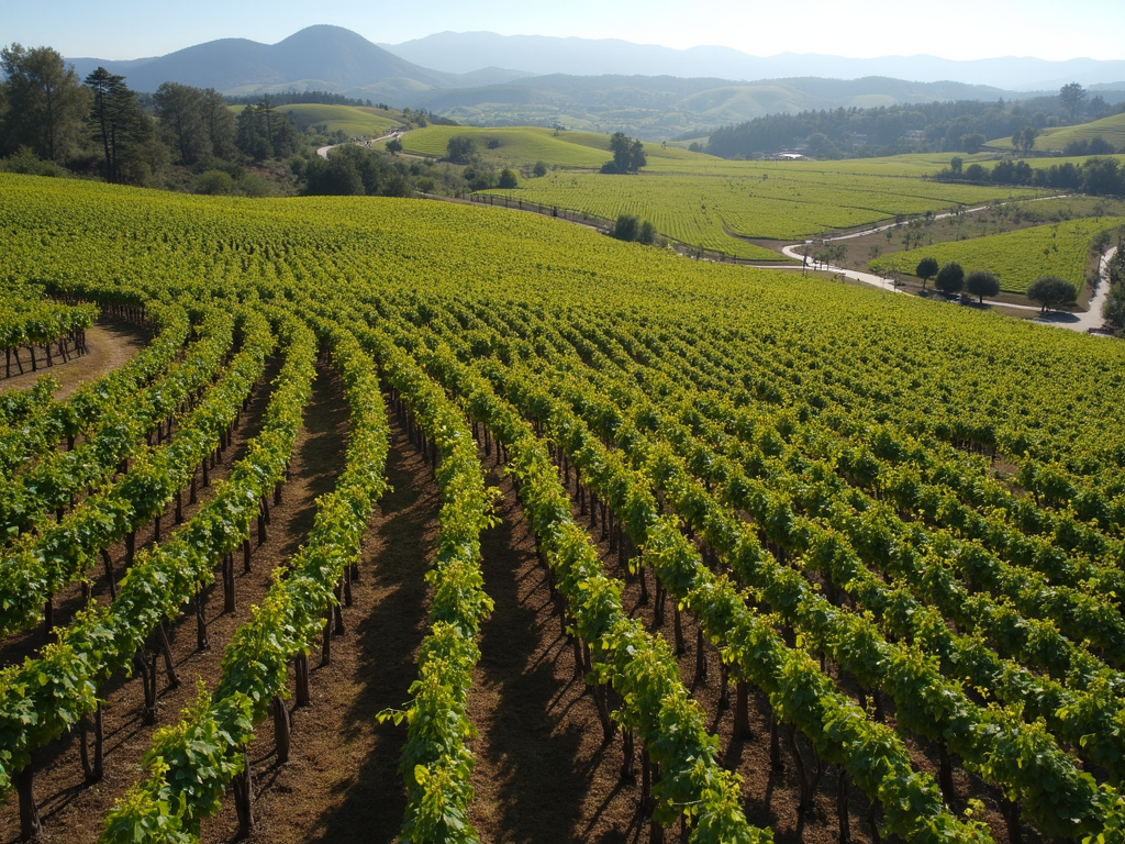 Jackson Family Wines vineyard exemplifying sustainable viticulture with diverse plant life and eco-friendly practices.