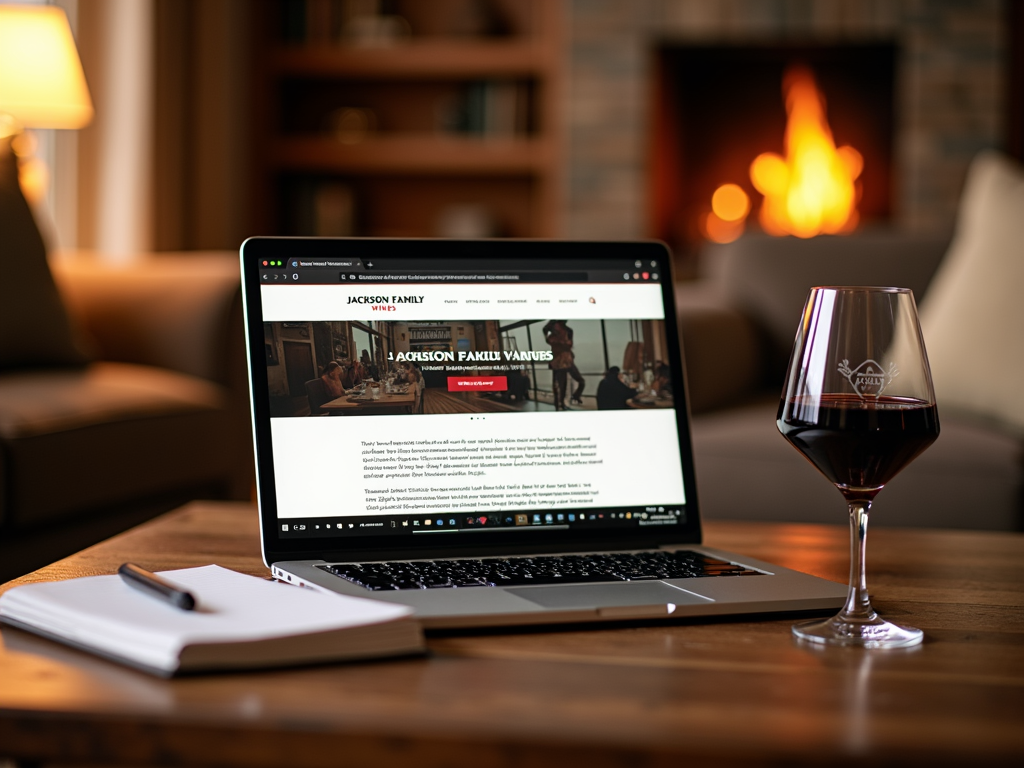 Browsing Jackson Family Wines online