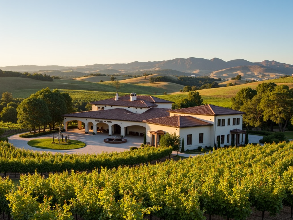 Jackson Family Wines estate with winery and vineyards