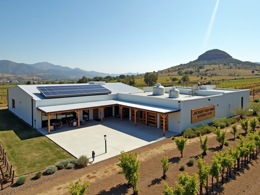 Jackson Family Wines sustainable facility.