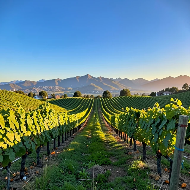 Scenic vineyards in Napa Valley, California