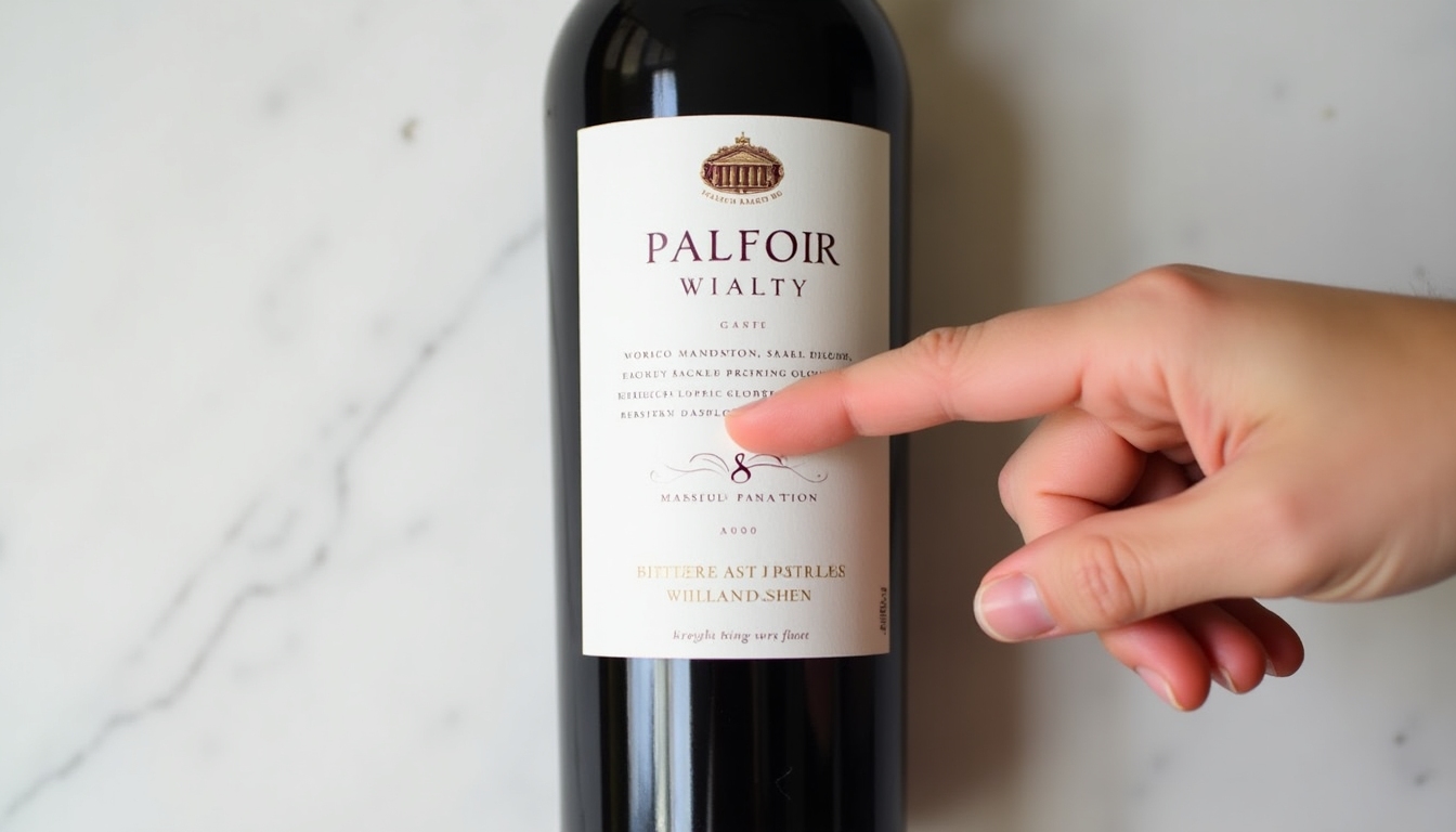 Reading a wine label