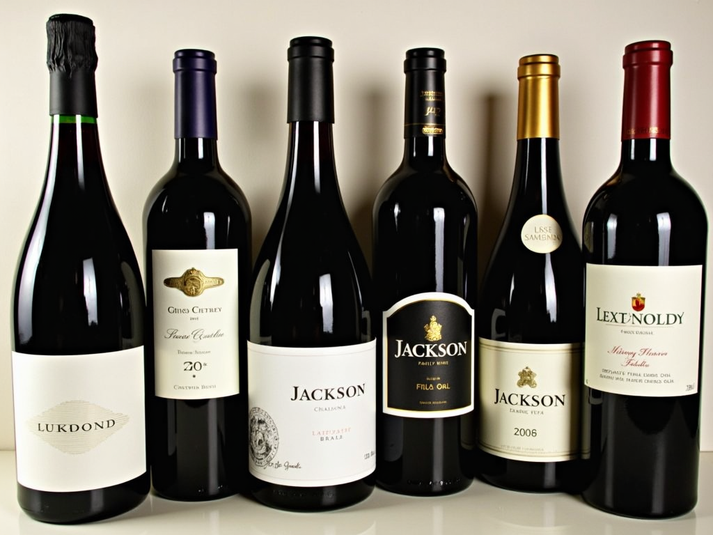 Collection of Jackson Family Wines bottles