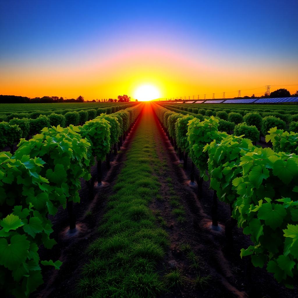 Jackson Family Wines vineyard at sunrise