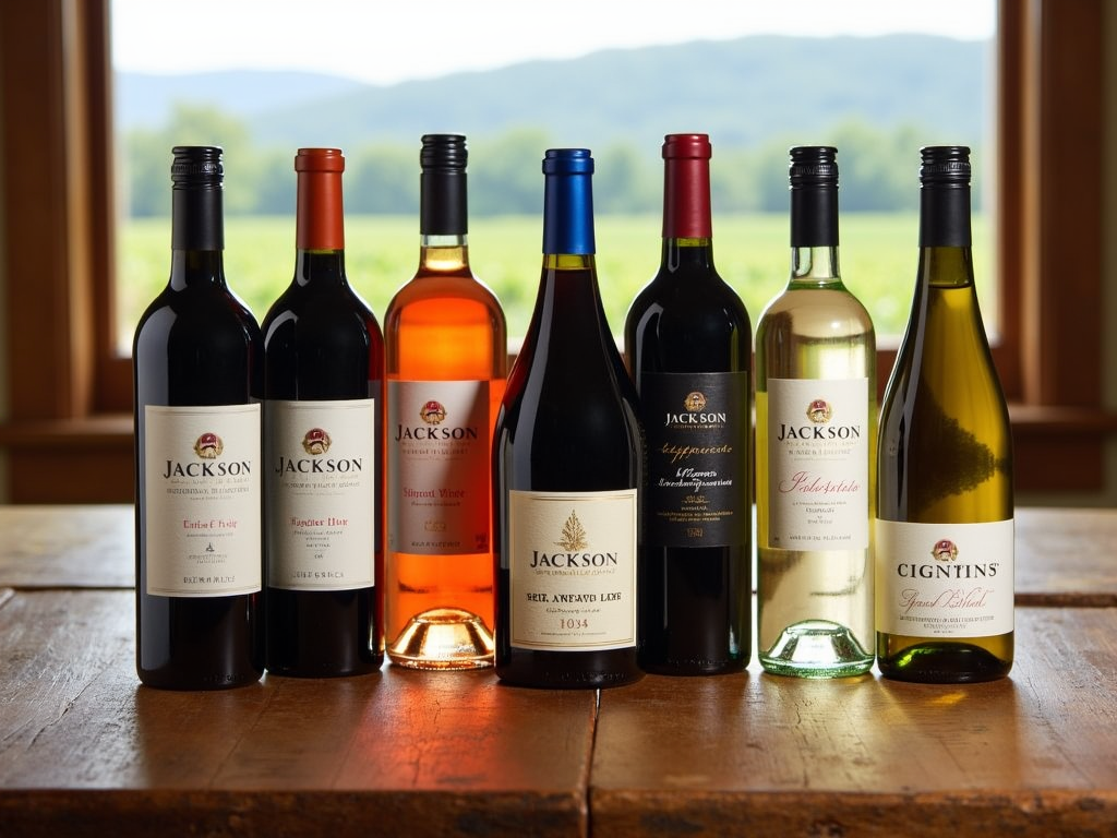 A selection of Jackson Family Wines brands.