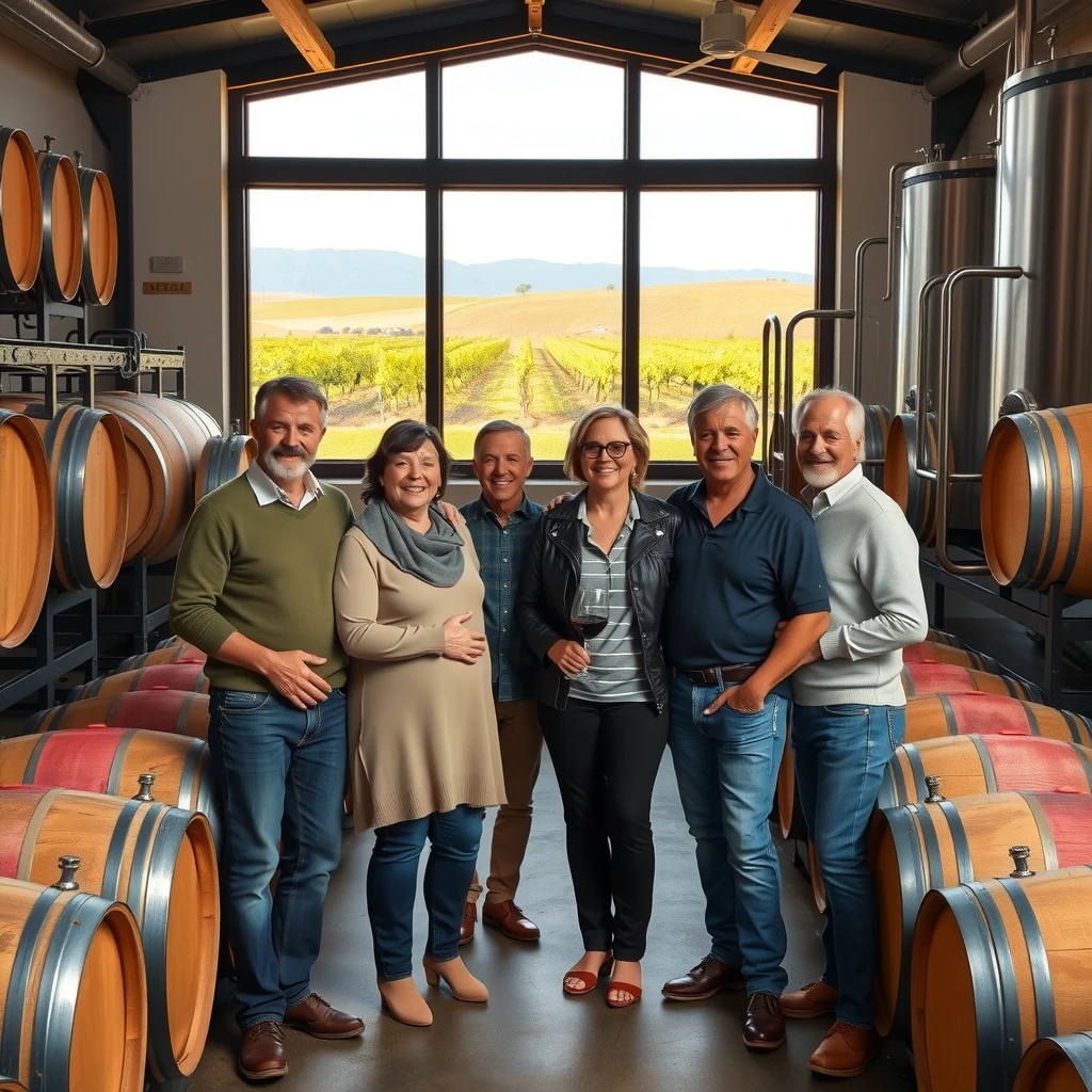 The Jackson family embodying their winemaking heritage