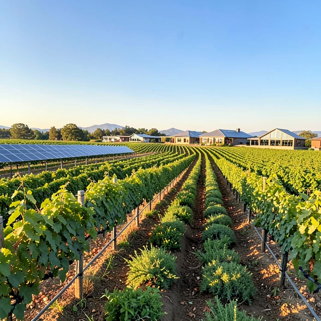 Sustainable vineyards at Jackson Family Wines in Sonoma County