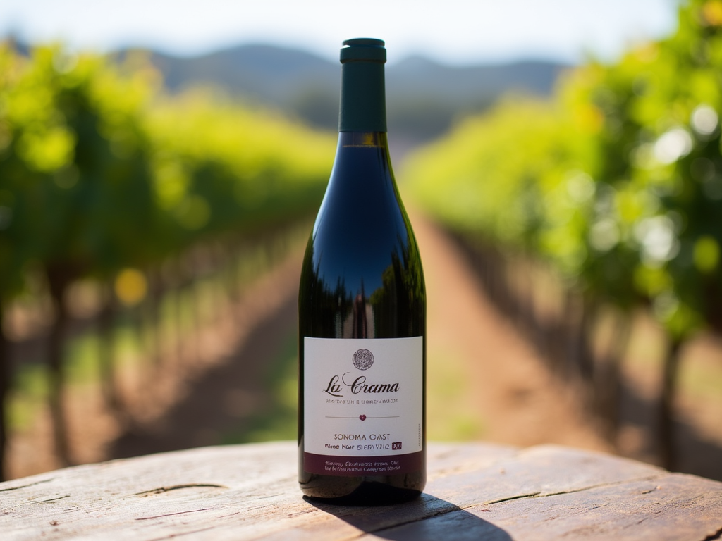 La Crema Pinot Noir bottle