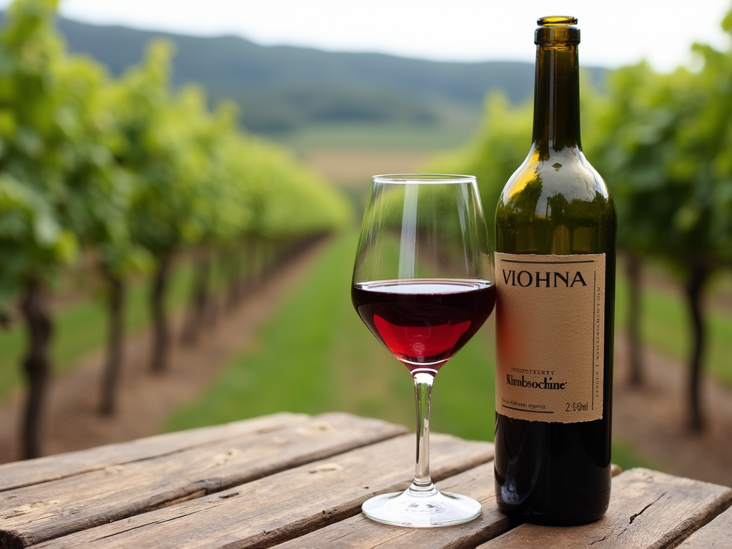 Enjoying organic wine