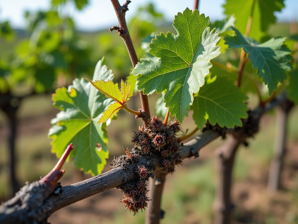 Phylloxera Damage in Napa Valley