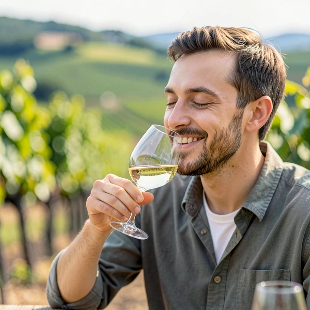 Savoring the flavors after sipping wine