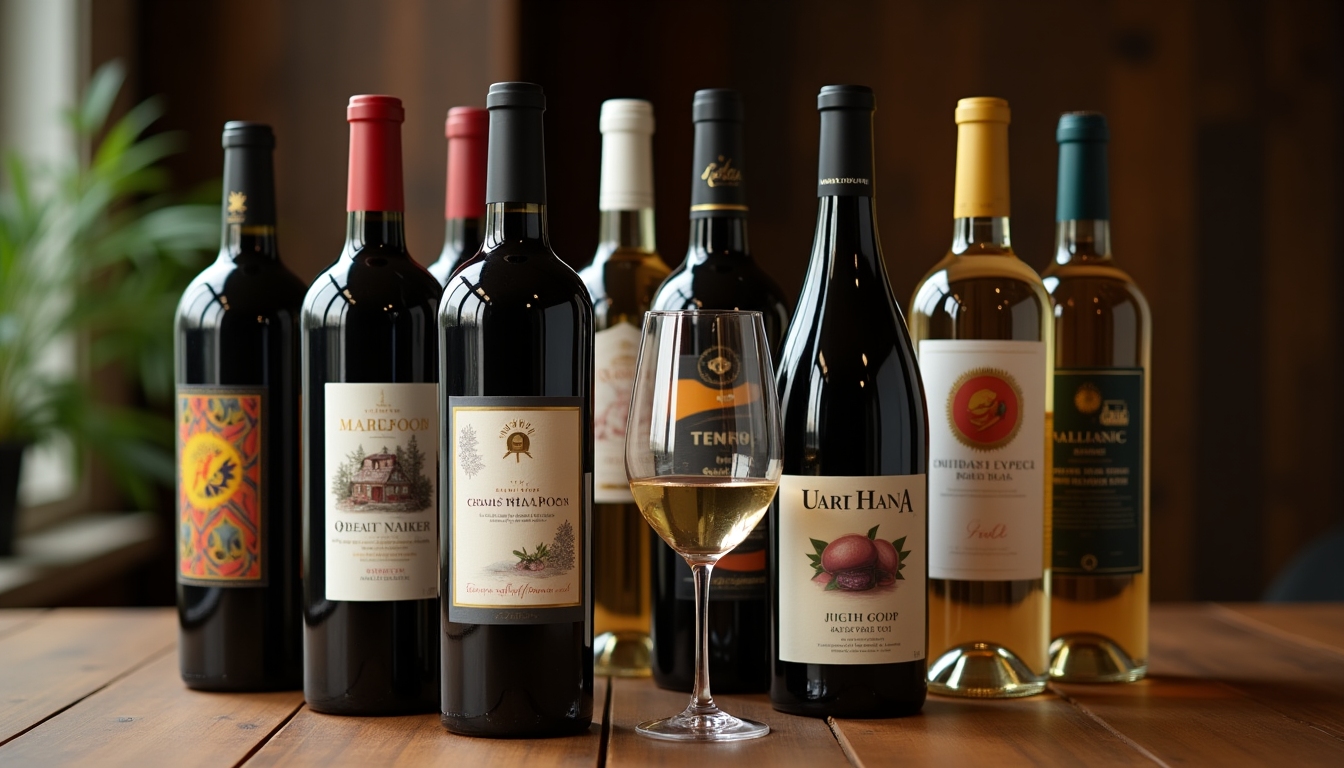 A selection of beautifully labeled wine bottles from various brands under Jackson Family Wines.