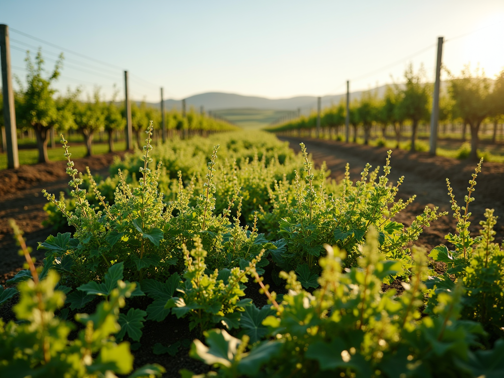 Biodiverse vineyard landscape