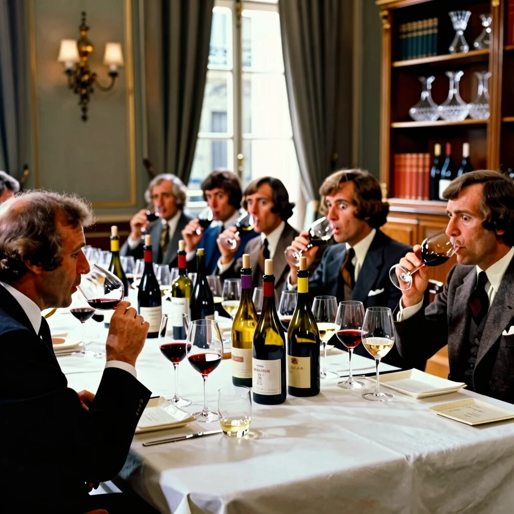 Recreation of the historic 1976 Judgment of Paris blind wine tasting