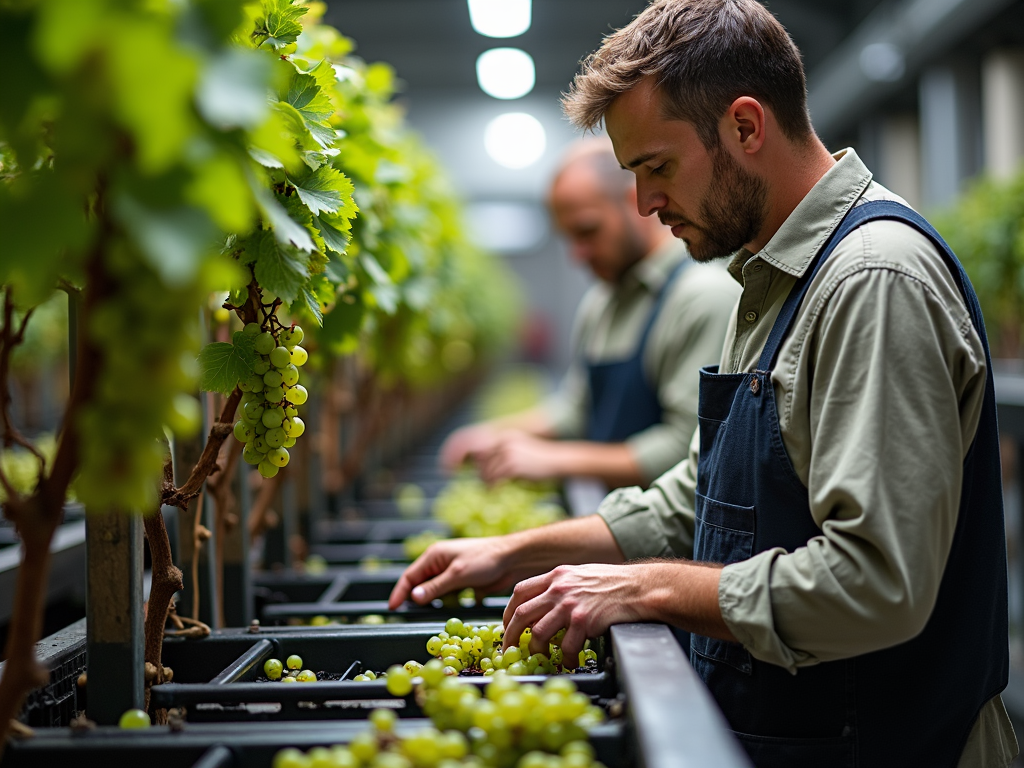 Winemaking process at Jackson Family Wines