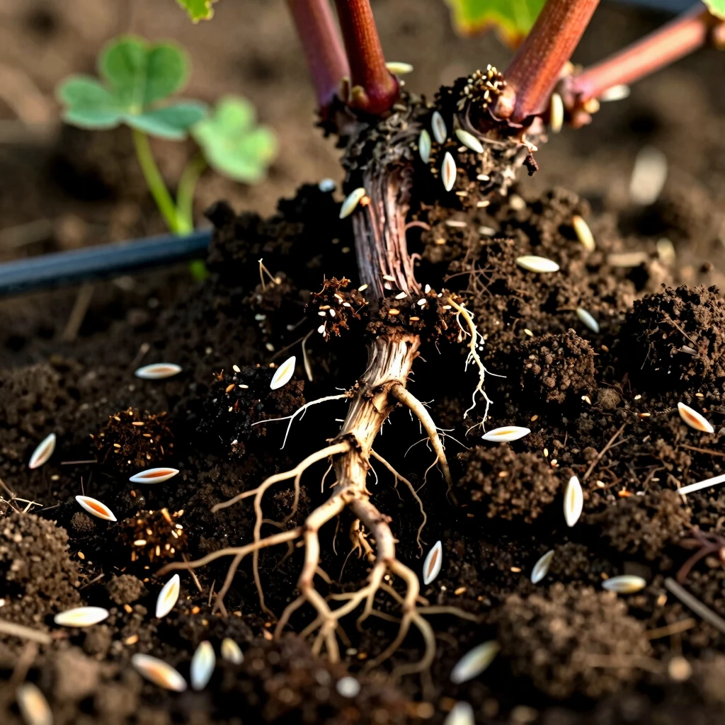 Close-up of regenerative soil in Jackson Family Wines' organic vineyard