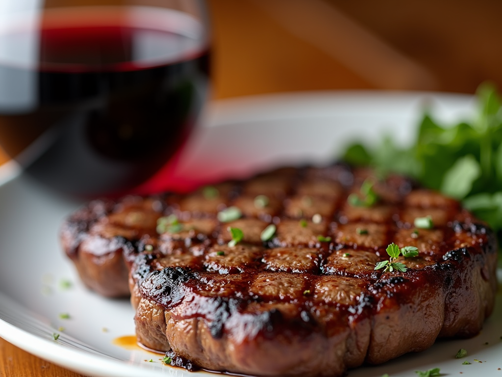 Red wine and steak pairing