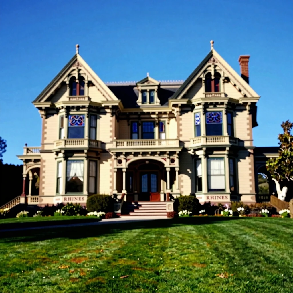 Historic Rhine House at Beringer Vineyards in Napa Valley