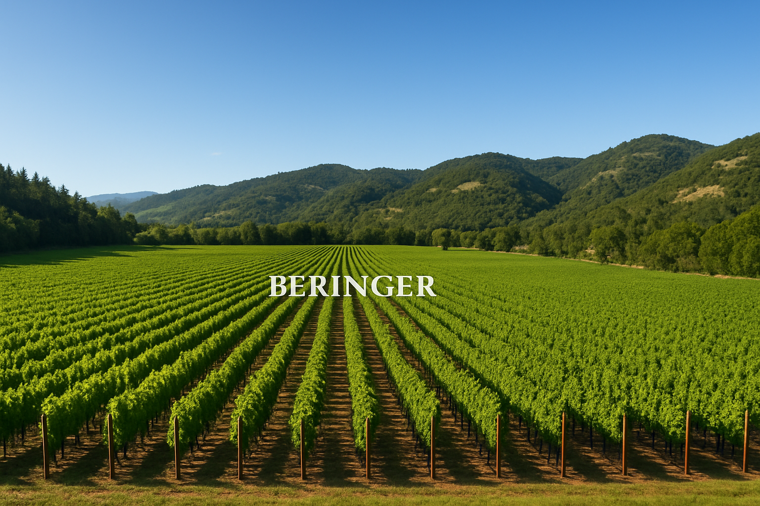Beringer Vineyards landscape
