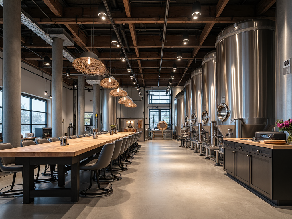 Modern winery with advanced technology