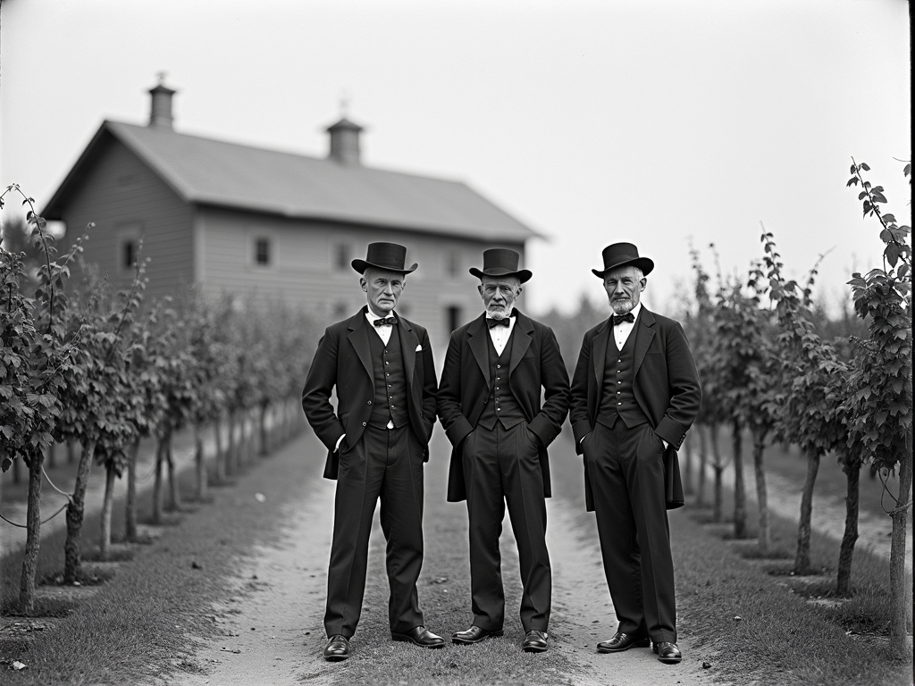 Historic photo of Beringer brothers