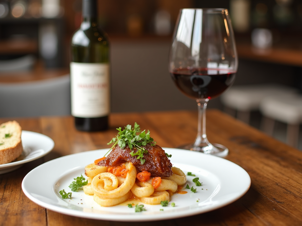 Regional food and wine pairing.