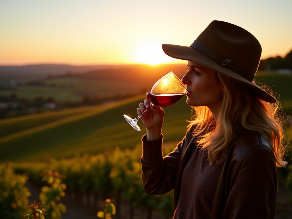 Enjoying Jackson Family Wines with a vineyard view