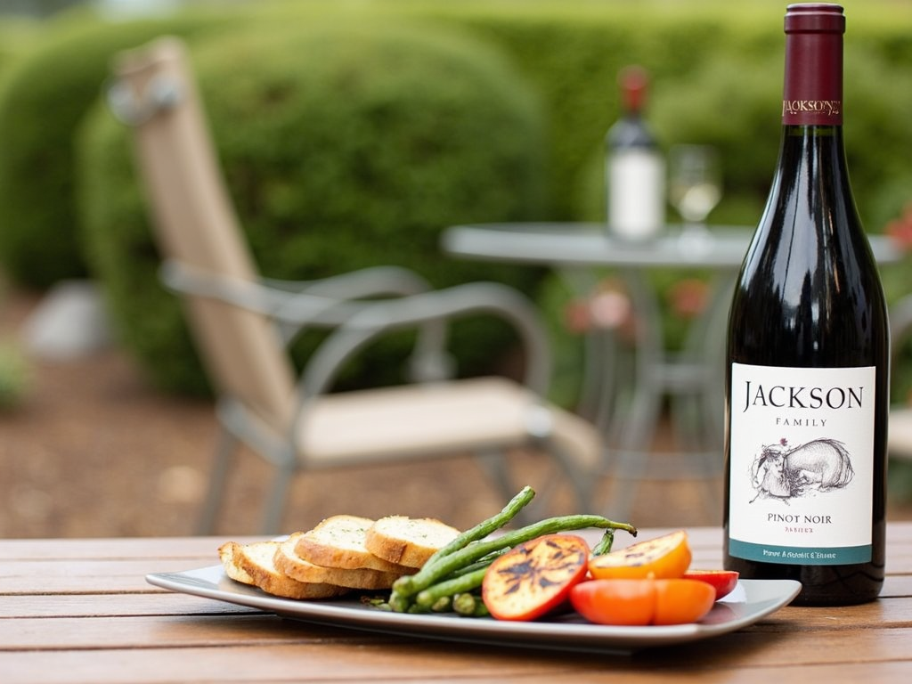 Pinot Noir with grilled veggies