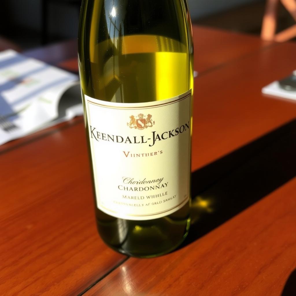Bottle of Kendall-Jackson Vintner’s Reserve Chardonnay