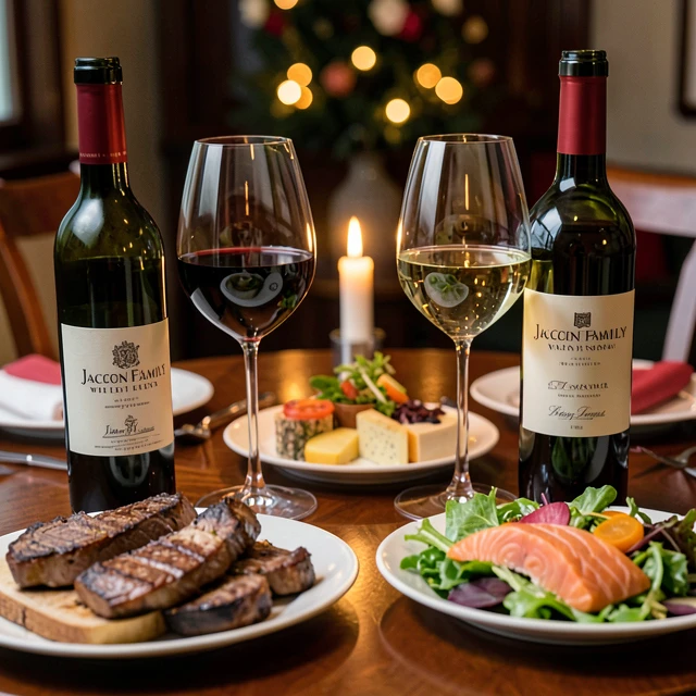 Elegant dining table showcasing beginner wine and food pairings with Jackson Family Wines